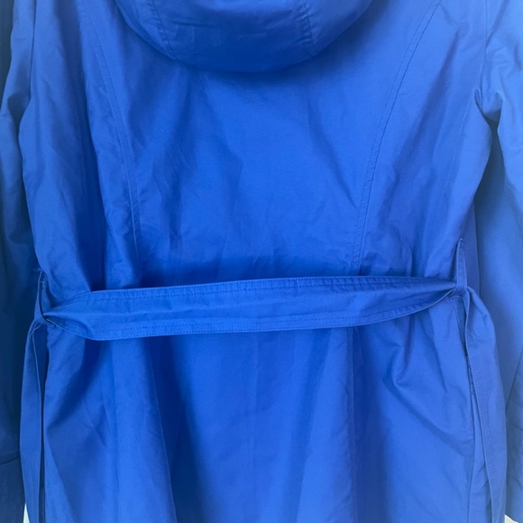 Cleo Blue Trench Coat - Women's Large - Picture 13 of 15
